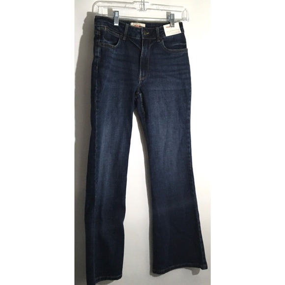 Wrangler High-Waisted Fierce Flare Women's Size 2/26/30 Dark Wash Denim Jeans - Picture 2 of 7